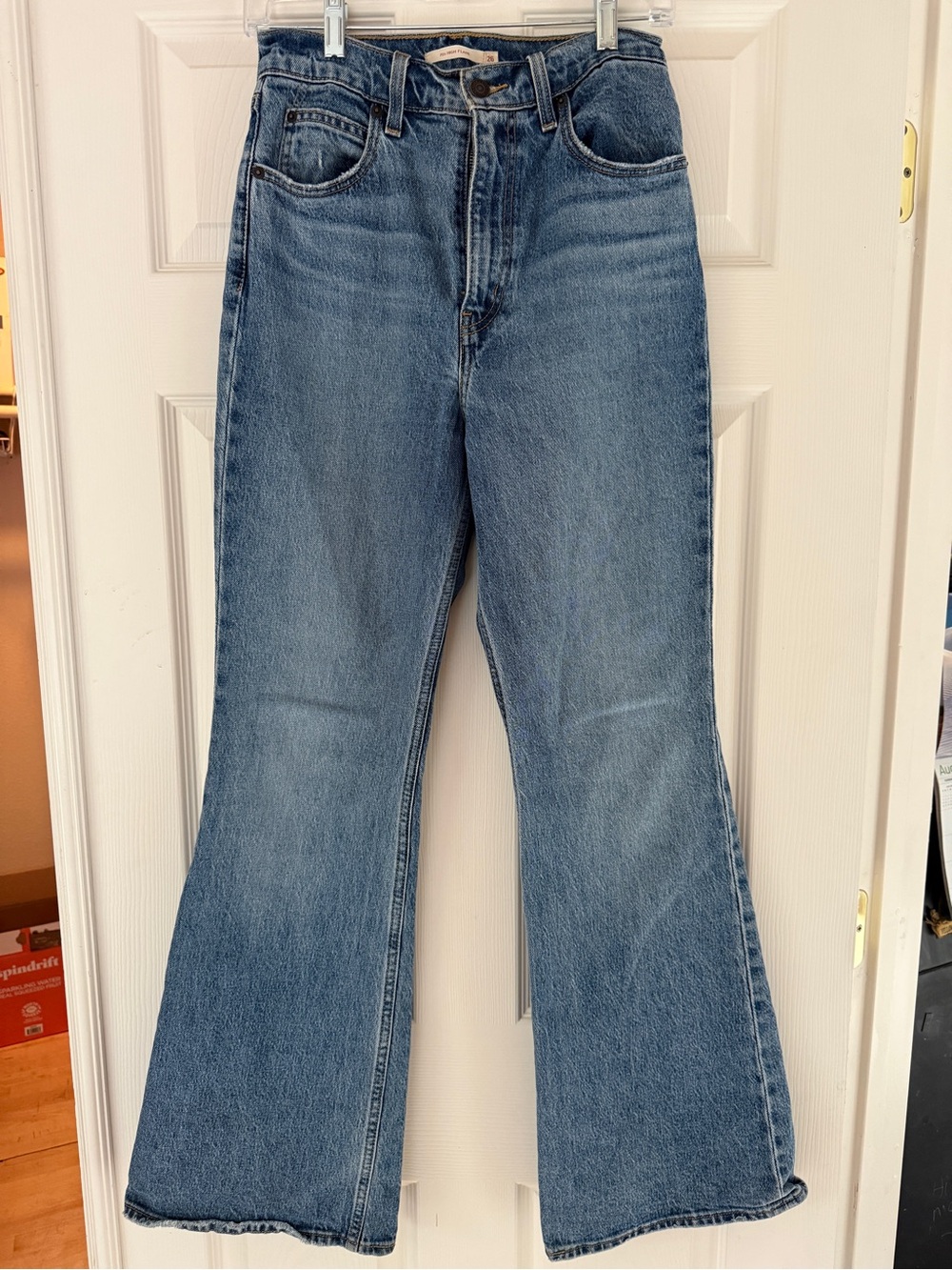 Levi’s: Classic High-Rise Blue Flare Jeans - Women's